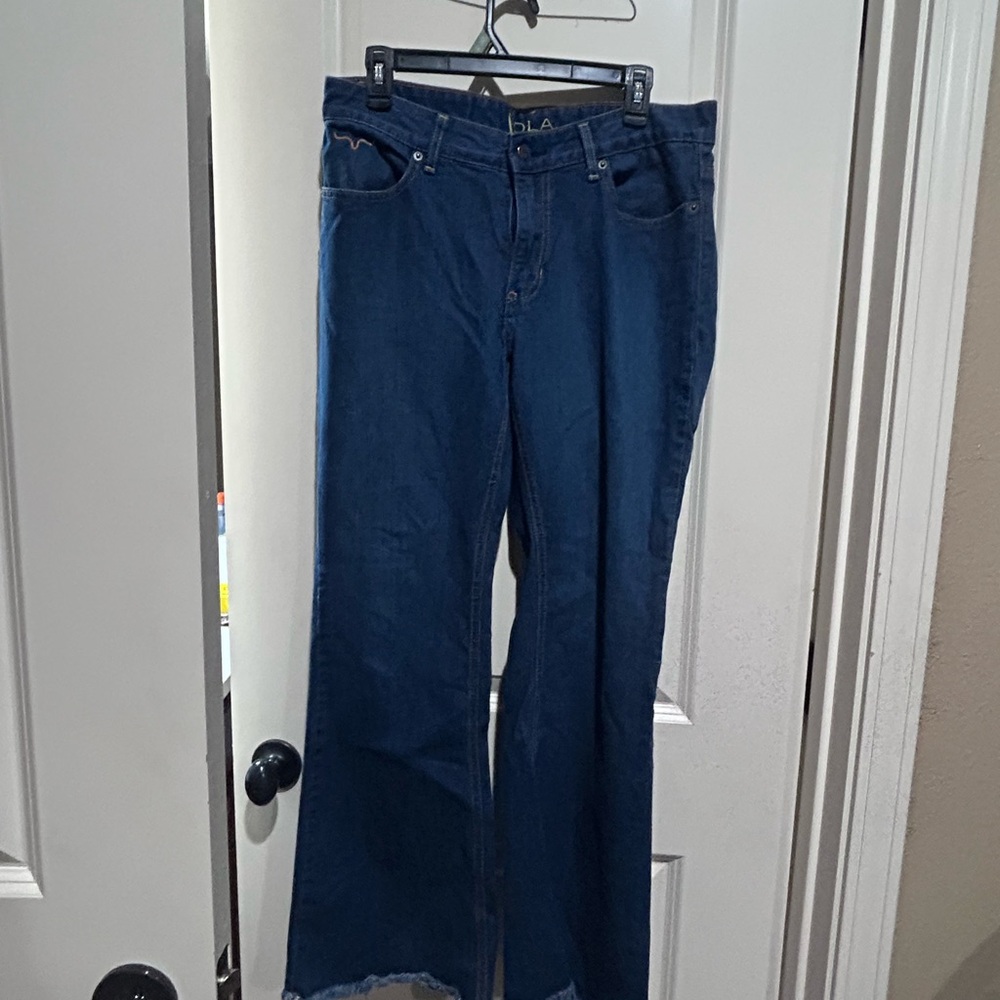 Kimes Ranch Dark Blue Flare Jeans